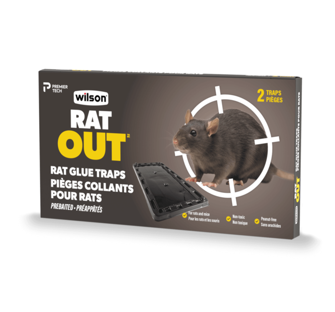 Pièges collants pour rats RAT OUT™ de Wilson®