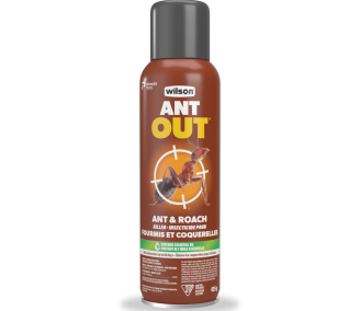 ANT OUT Ant & Roach Killer controls insects indoors and outdoors