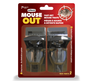 Rodenticide en granules Mouse Out par wilson pour rats et souris prêt à  l'emploi, 360 g