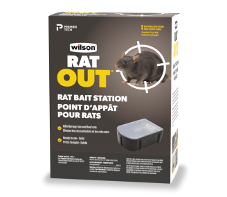 Place Around the Wilson HardWood Bait to Trap Rodents