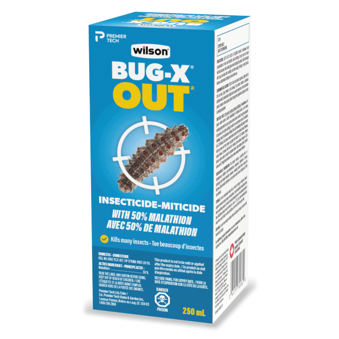 Poudre insecticide pour punaises de lit et insectes rampants BED BUG OUT de  Wilson