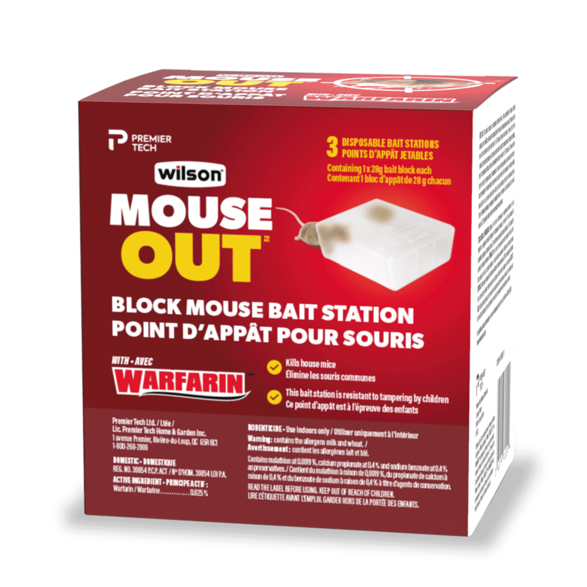 Rat Mice Mouse Rodent Poison Boxes Pest Control Bait Station Box