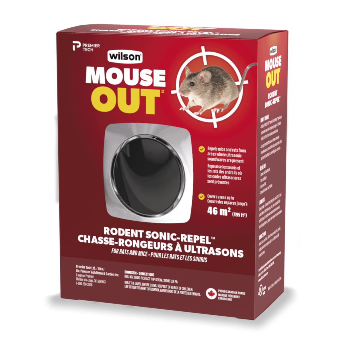 Chasse-rongeurs à ultrasons MOUSE OUT de Wilson