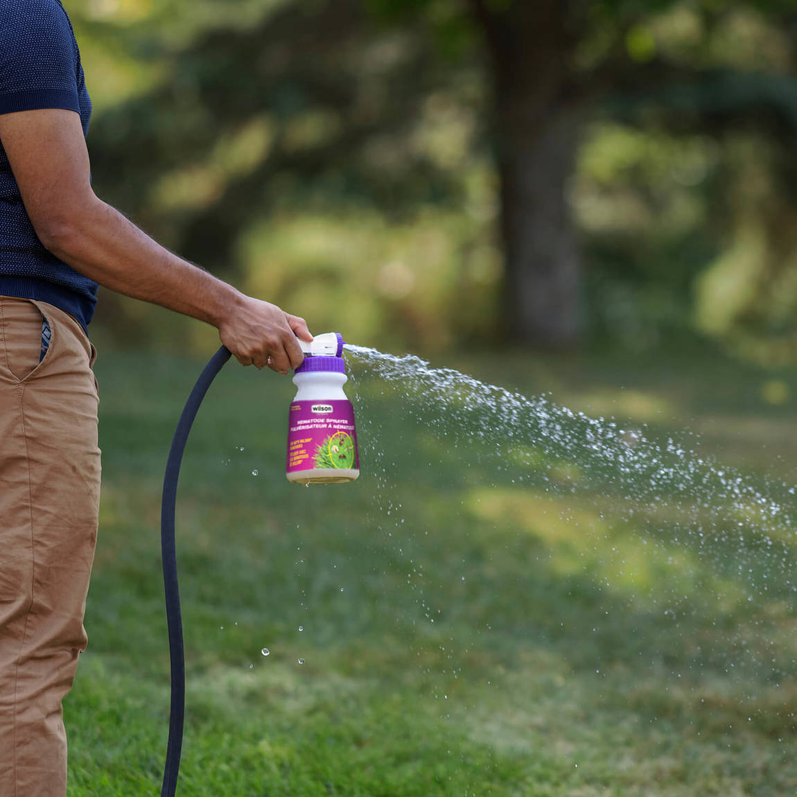 Pulvérisateur à pression pour nématodes