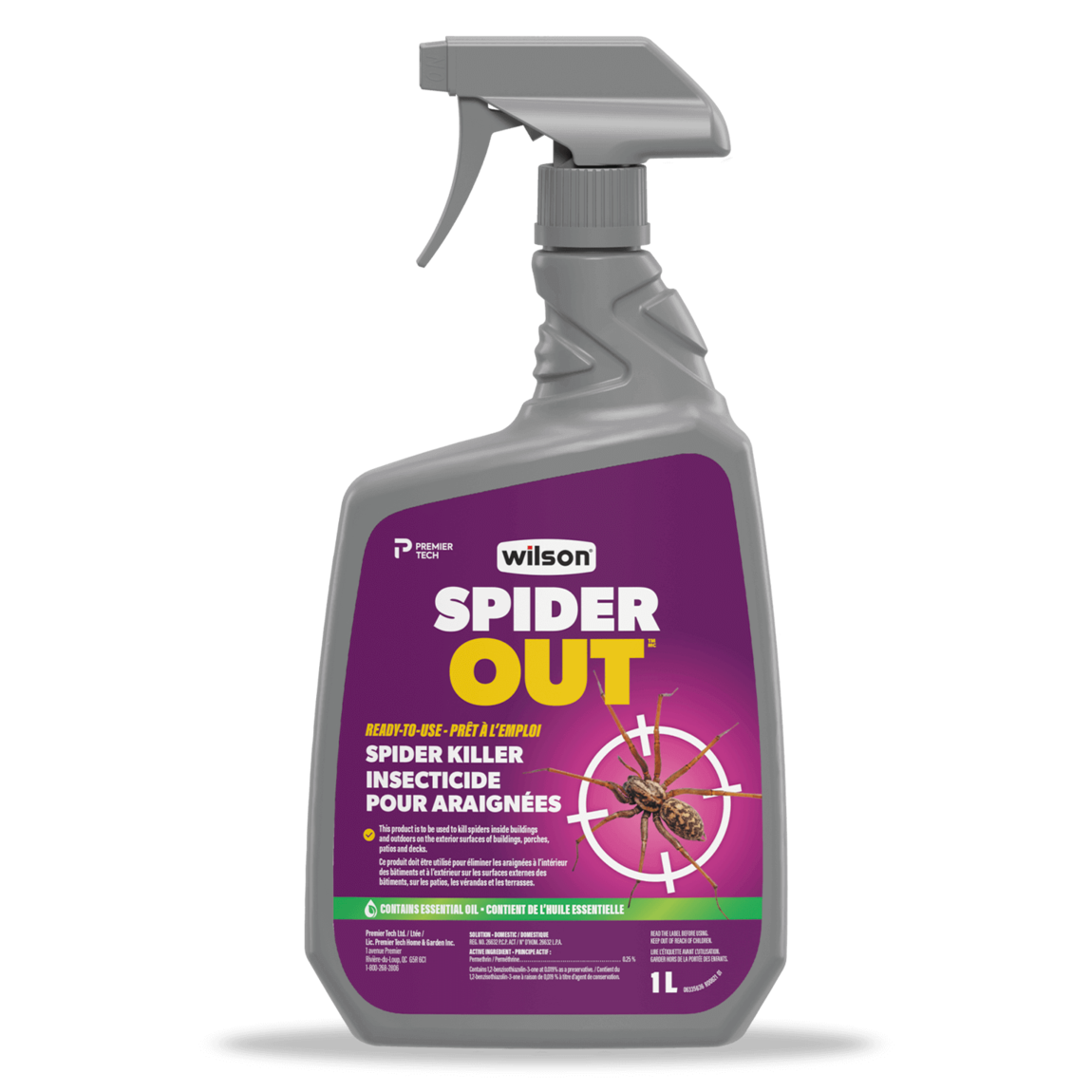 Wilson SPIDER OUT Ready-to-use Spider Killer spray kills spiders instantly