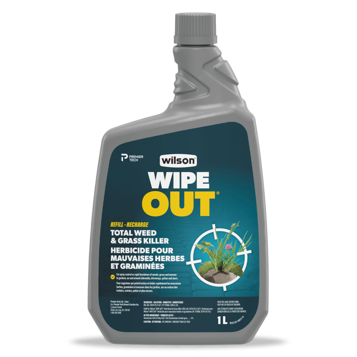 Wilson WIPE OUT Total Weed & Grass Killer Refill