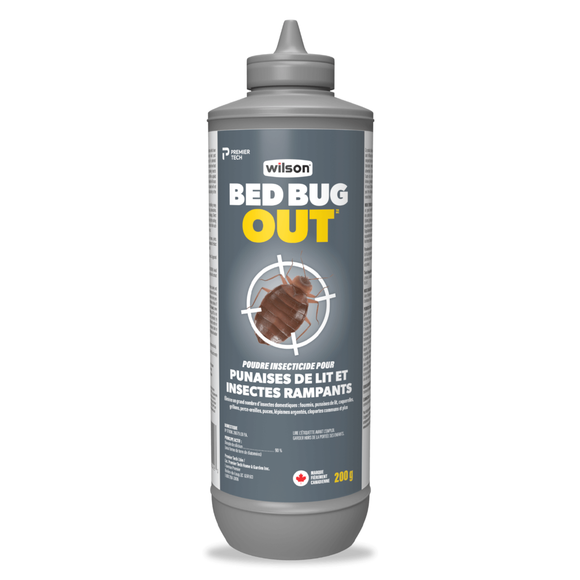 Poudre insecticide pour punaises de lit et insectes rampants BED BUG OUT de  Wilson
