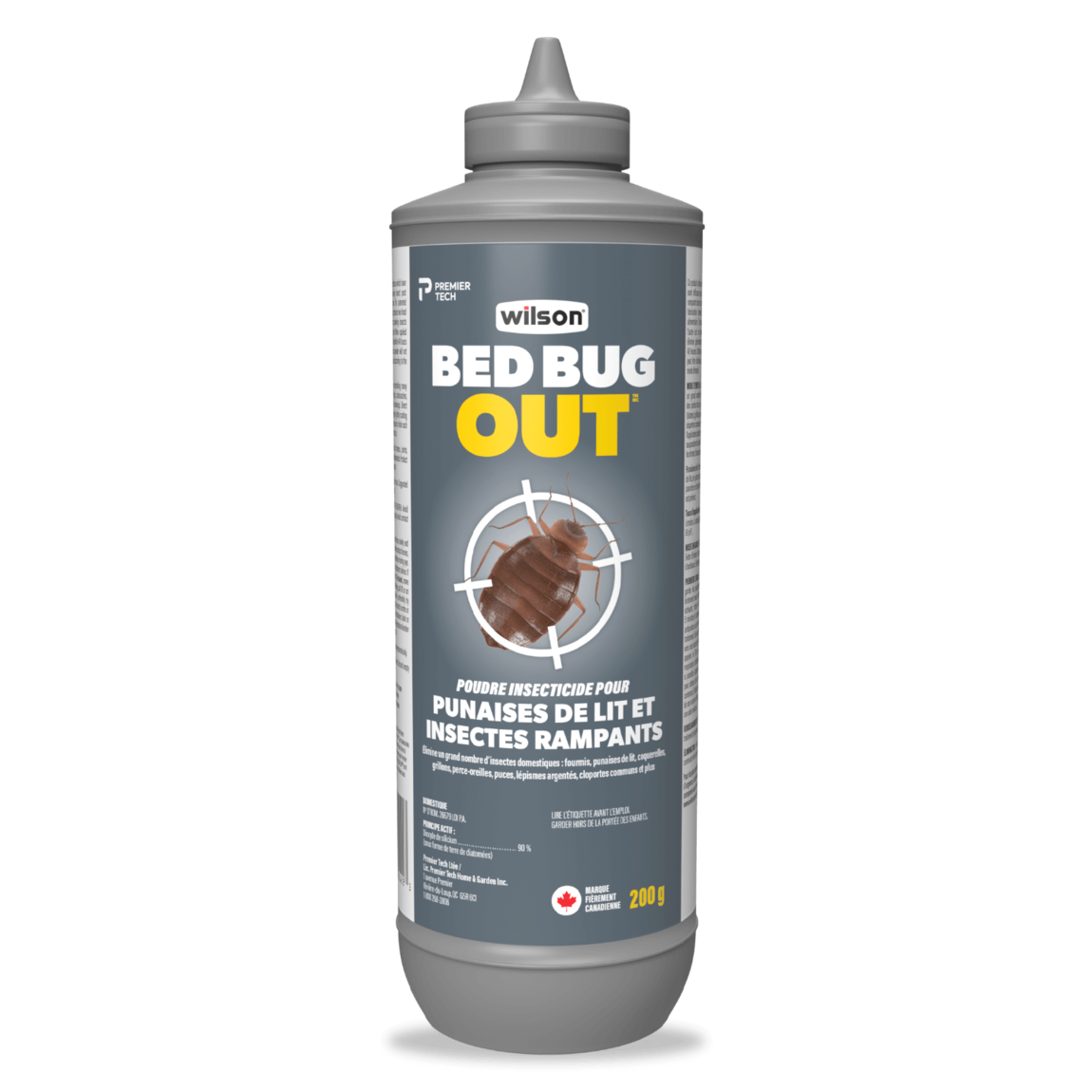 Poudre insecticide pour punaises de lit et insectes rampants BED