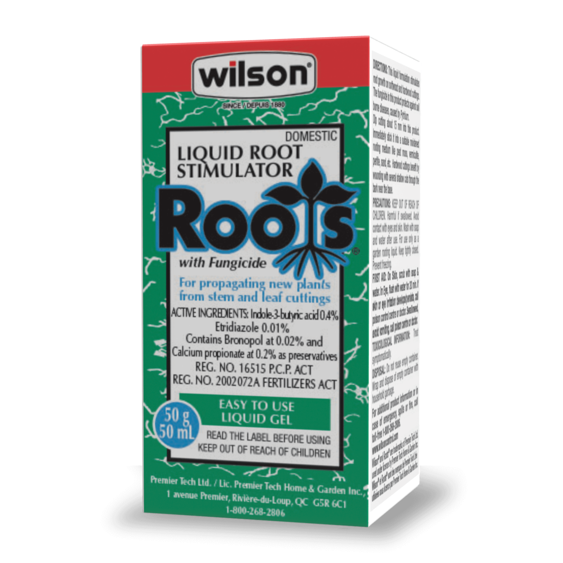 Liquid Root Stmulator helps plant cuttings roots grow