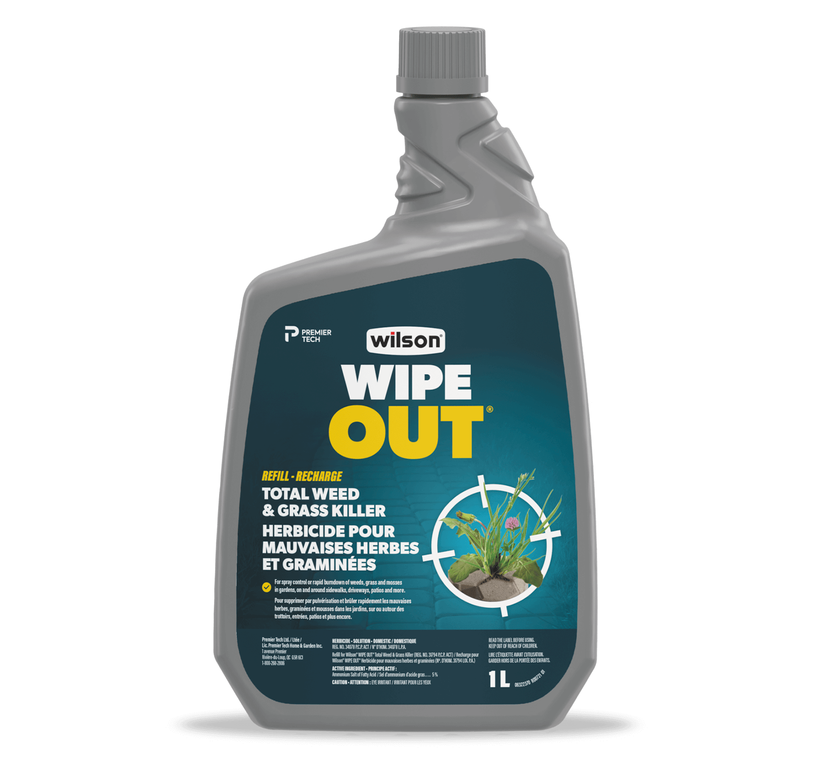 Refill your WIPE OUT Products easily with this bottle