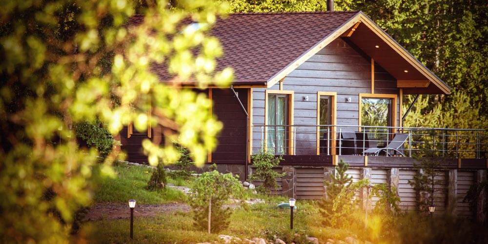 Chalet vu de l'extérieur